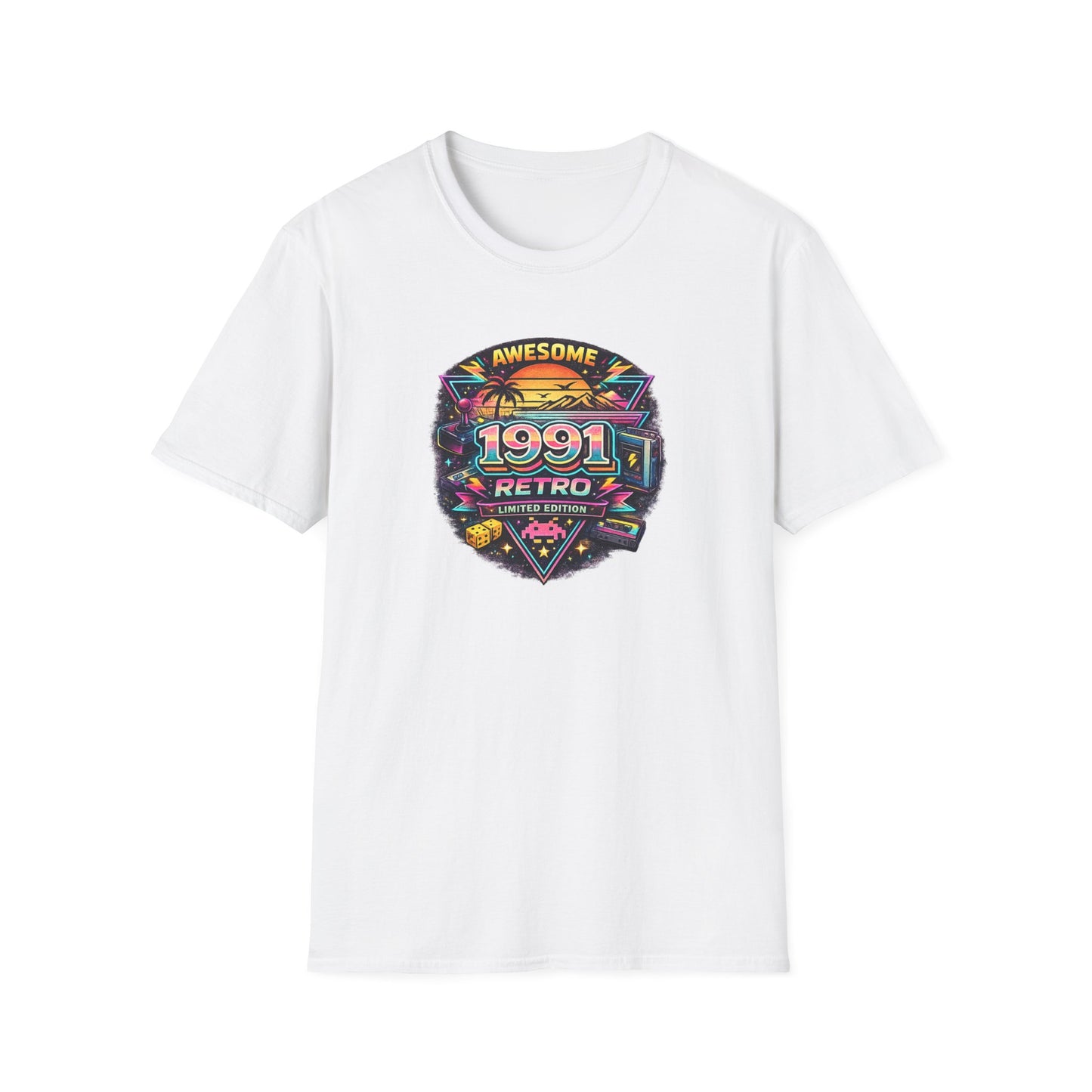 Vintage 1990 Retro Shirt – 90s Nostalgia Graphic Tee | Retro Gamer Aesthetic T-Shirt