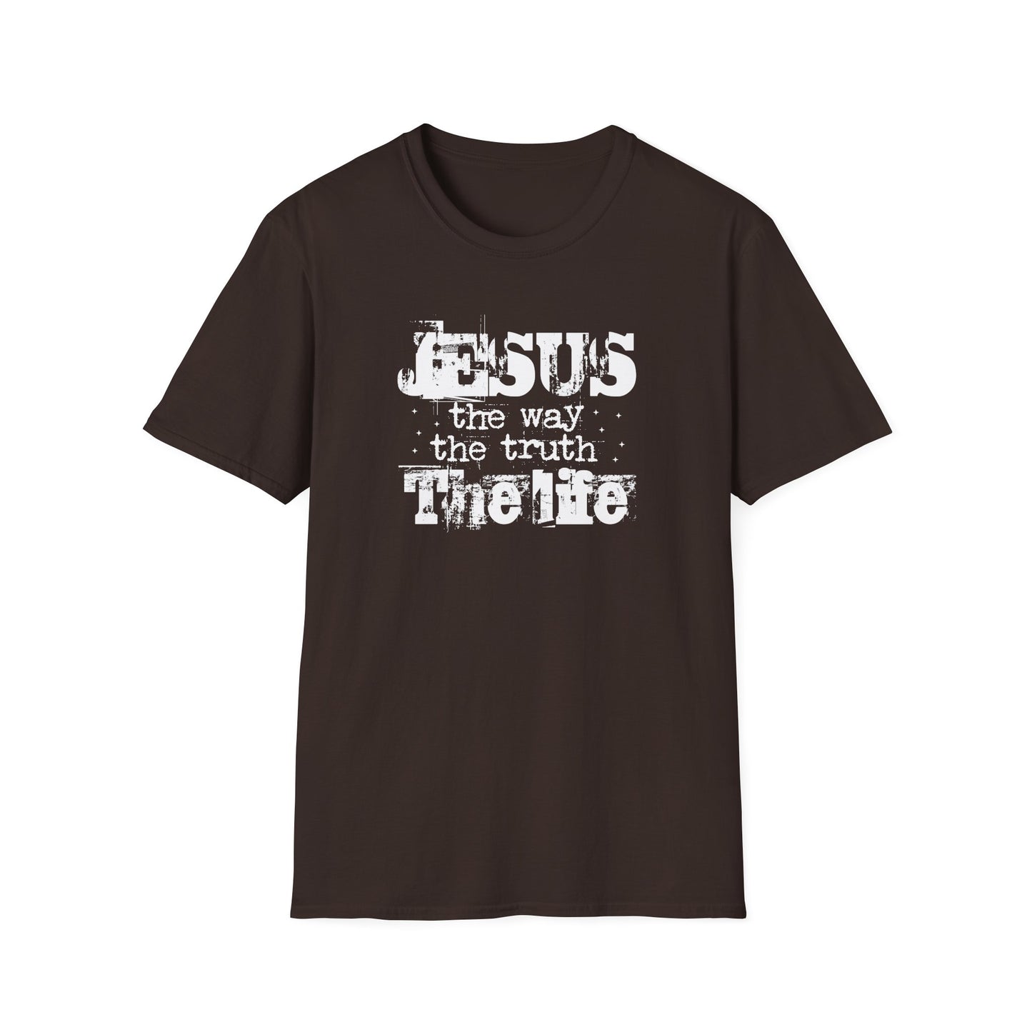 "Jesus. The Way. The Truth. The Life." – Statement Tee