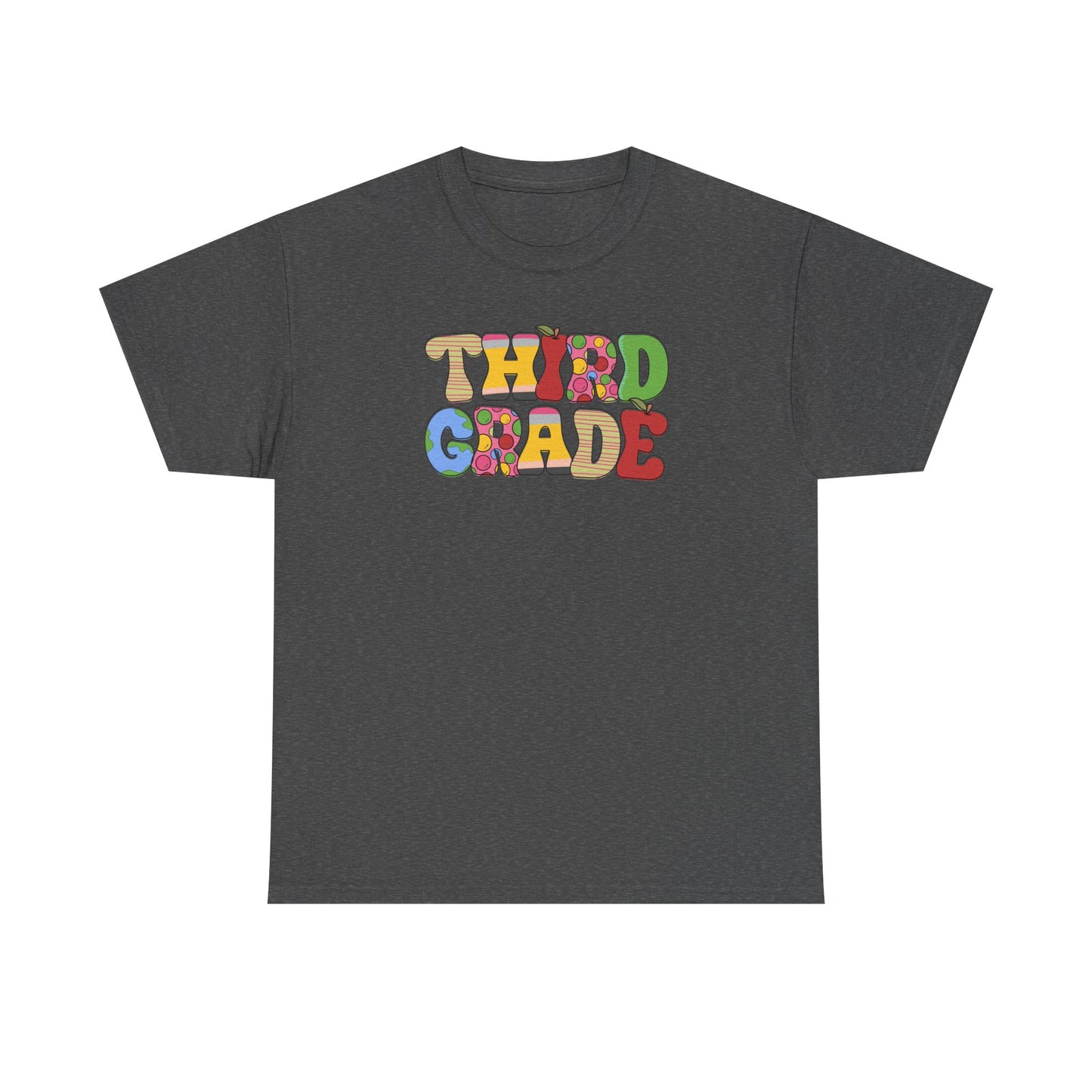Hello Third Grade T-Shirt - Cute Back-to-School Tee - Teacher Team Tee