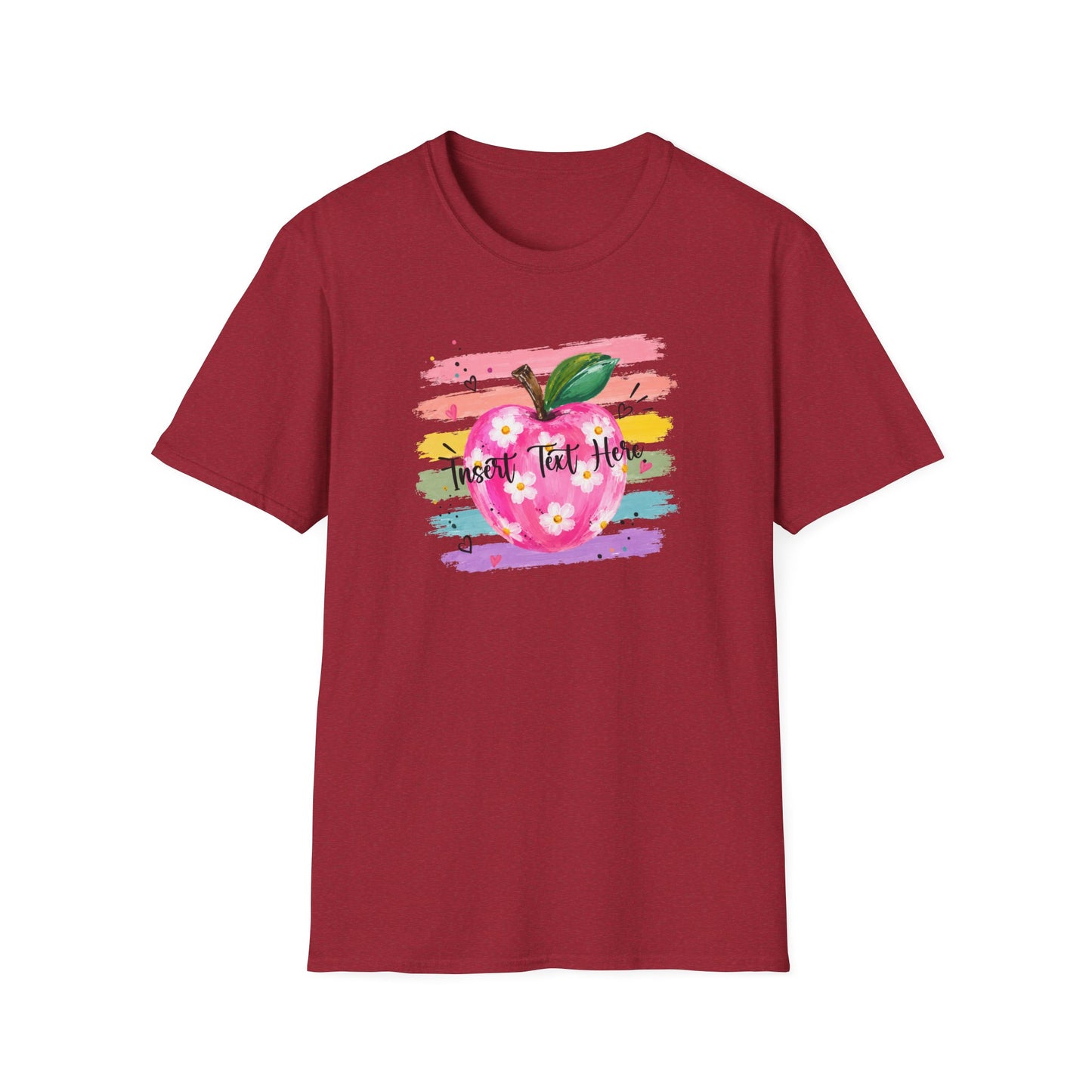 Personalized Teacher Apple Shirt | Custom Teacher Name or Grade Level Tee