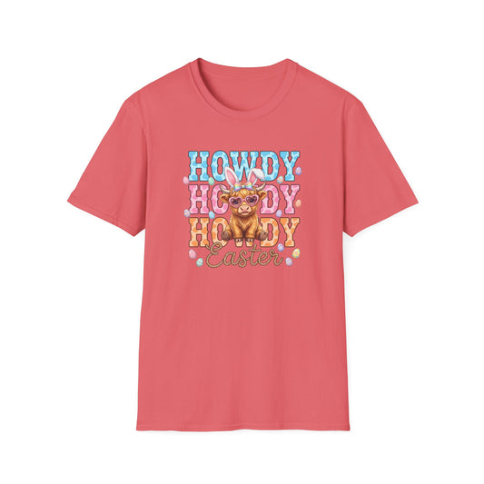 Howdy Easter Tee — Cute Bunny Cowpoke Graphic T-Shirt