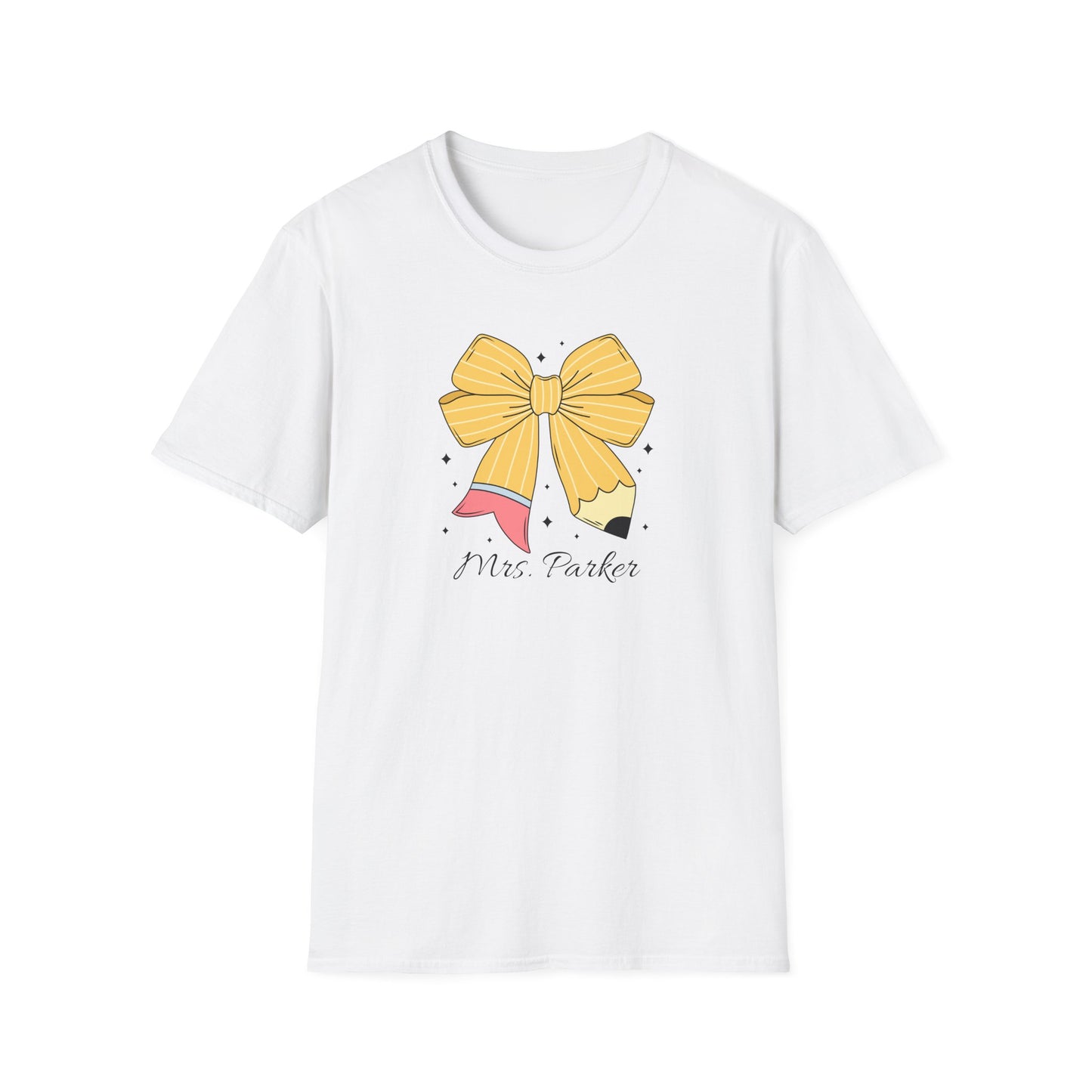 Personalized Pencil Bow Tee