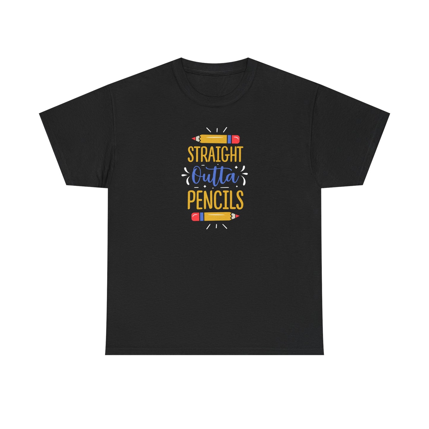 Straight Outta Pencils Shirt | Funny Teacher T-Shirt | Back To School Teacher Tee | First Day Of School Outfit | Elementary Teacher Gift