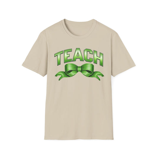 Teach Green Ribbon T-Shirt — Teacher Appreciation Back-to-School Tee