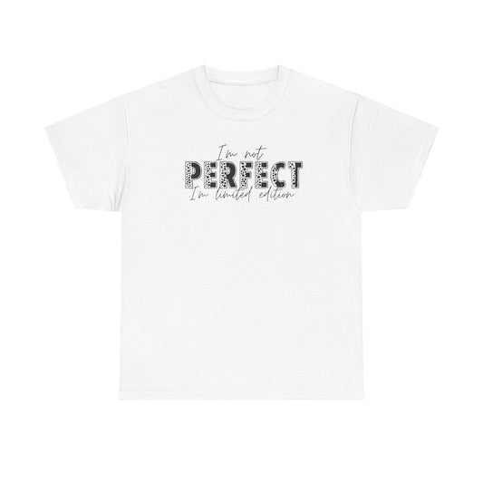 I’m Not Perfect, I’m Limited Edition Leopard Print Tee – Inspirational Graphic T-Shirt