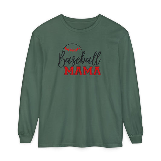 Personalized Baseball Mama Shirt – Custom Player Name & Number Back – Varsity Sports Mom Tee – Game Day Shirt