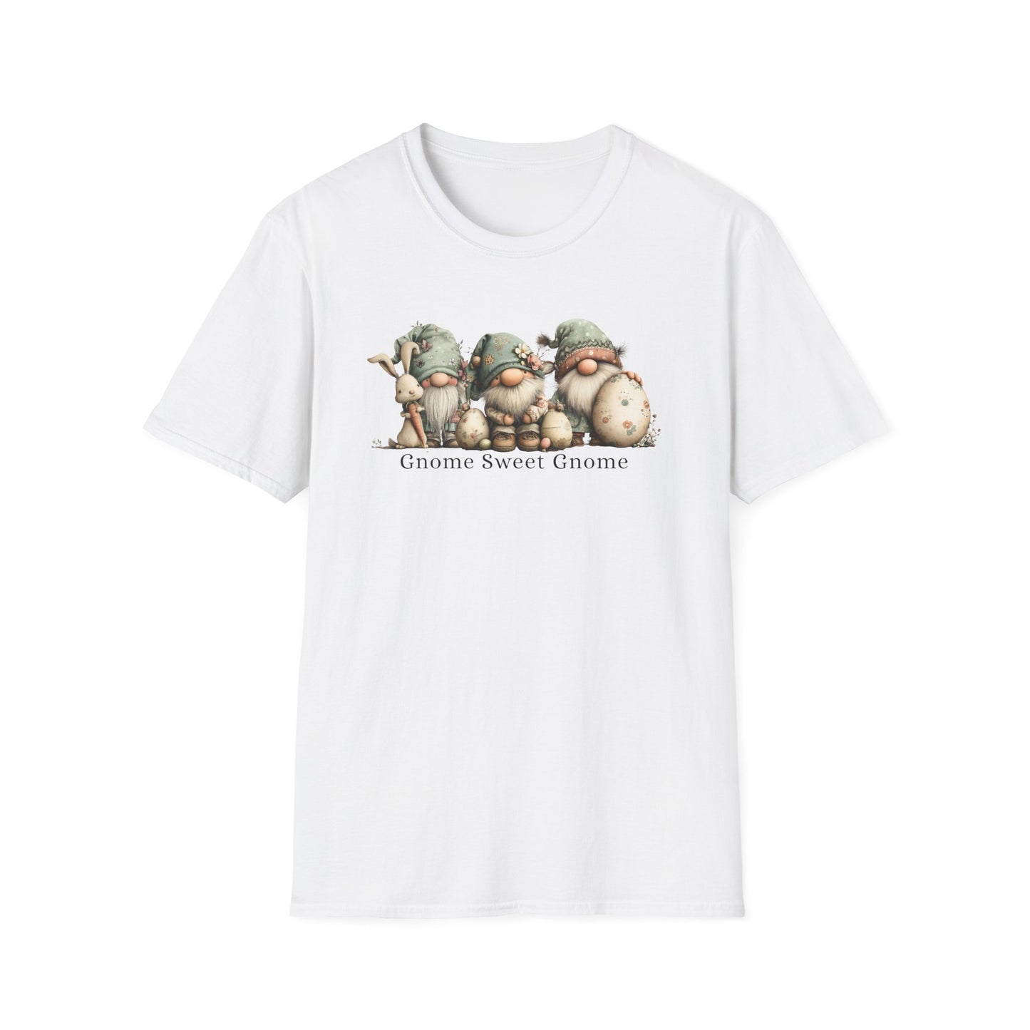 Gnome Sweet Gnome T-Shirt — Cute Woodland Gnome Trio Tee