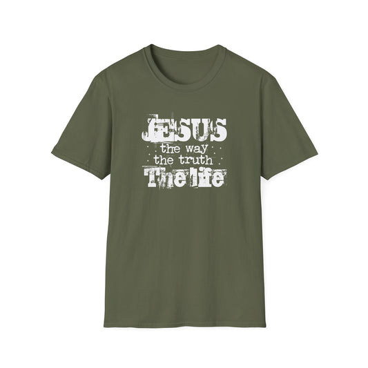 "Jesus. The Way. The Truth. The Life." – Statement Tee