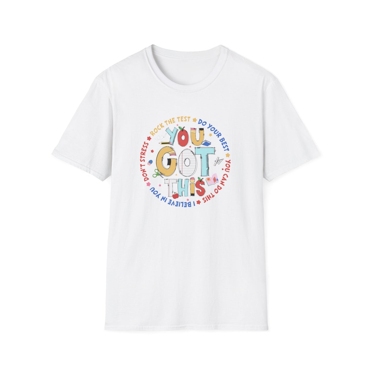 State Testing Motivation Shirt – “You Got This” Teacher & Student Test Day T-Shirt | Testing Week Encouragement Tee