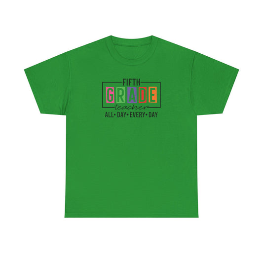 Fifth Grade Teacher T-Shirt - Cute Back-to-School Tee - Teacher Team Tee - Fifth Grade Squad