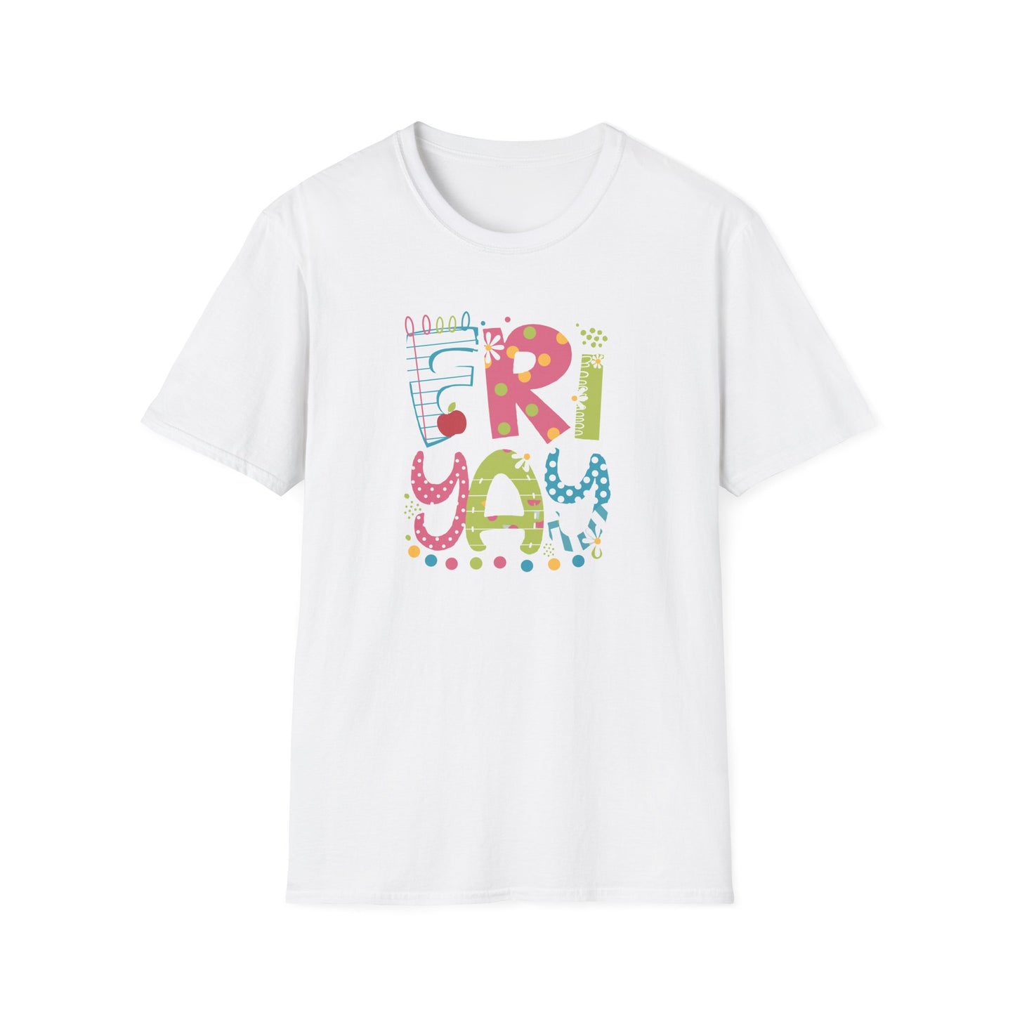 Fri Yay Teacher Shirt – Cute Friday Teacher Tee – Elementary Teacher Friday Shirt – Casual Friday School Outfit – Teacher Gift