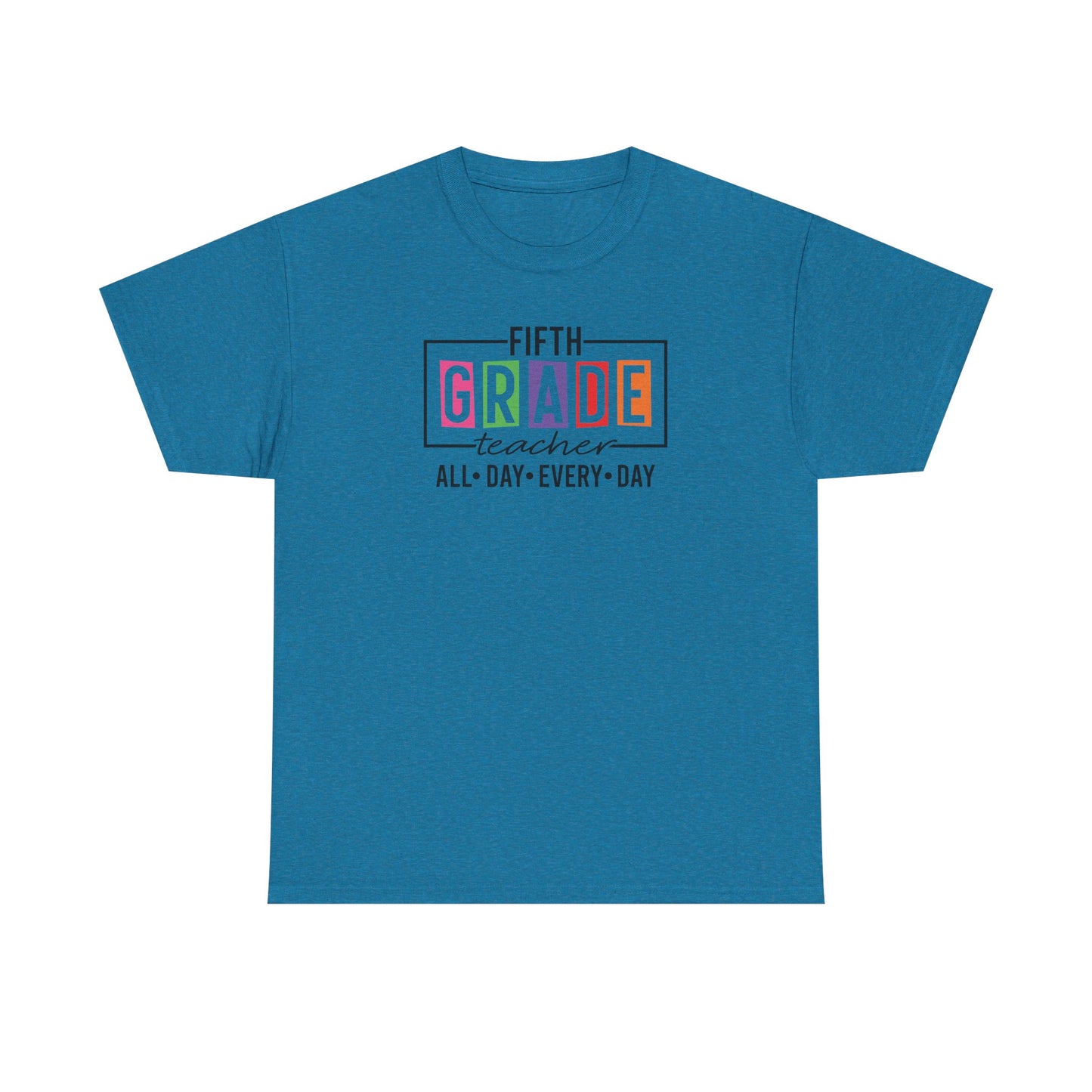Fifth Grade Teacher T-Shirt - Cute Back-to-School Tee -  Teacher Team Tee - Fifth Grade Squad