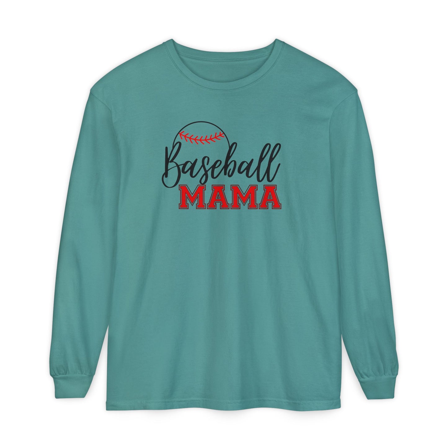 Personalized Baseball Mama Shirt – Custom Player Name & Number Back – Varsity Sports Mom Tee – Game Day Shirt