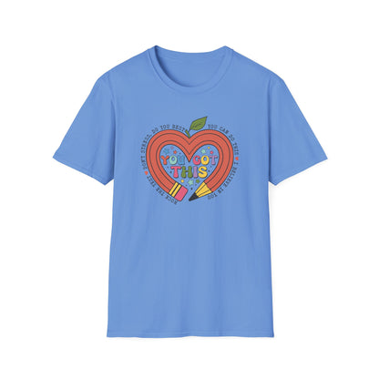 You Got This -Full of Love Pencil State Testing Teacher Shirt – “You Got This” Graphic Tee, Cute Educator T-Shirt, Funny Classroom Apparel