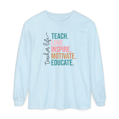 Teacher Life Long Sleeve Shirt