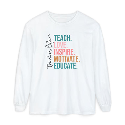 Teacher Life Long Sleeve Shirt