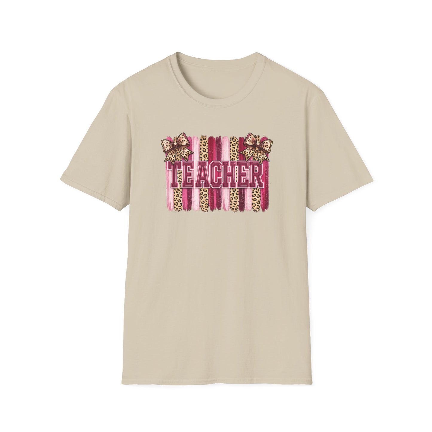 School Spirit Collection - Leopard Stripe T-Shirt