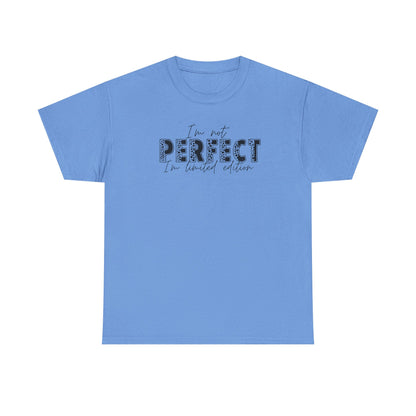 I’m Not Perfect, I’m Limited Edition Leopard Print Tee – Inspirational Graphic T-Shirt