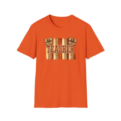 School Spirit Collection - Leopard Stripe T-Shirt