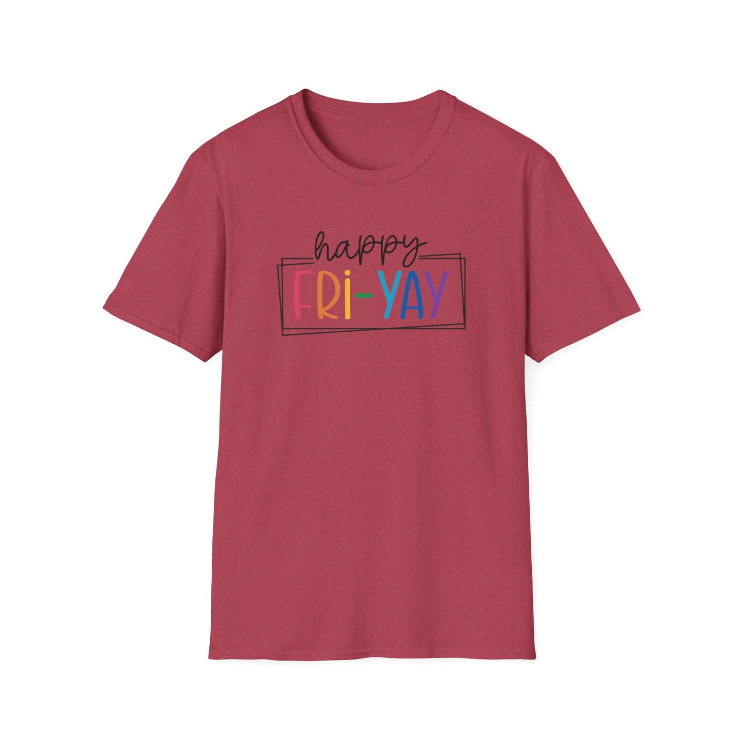 Happy Fri-YAY Teacher Shirt – Casual Classroom Tee