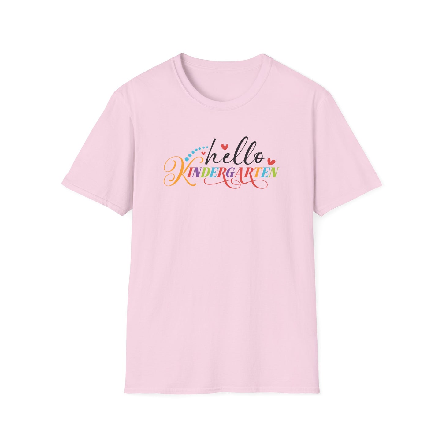 Hello Grade Teacher Shirts | Retro Back to School Graphic Tees | Preschool, Pre-K, Kindergarten, First, Second & Third Grade Teacher Shirt | Gildan 64000 Softstyle Tee