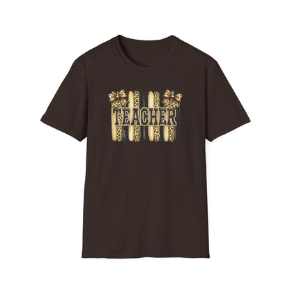 School Spirit Collection - Leopard Stripe T-Shirt