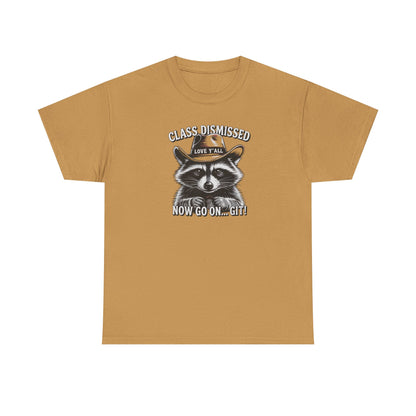 Raccoon Graphic Tee - Class Dismissed Raccoon Teacher Shirt