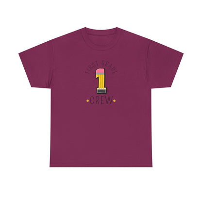 First Grade Fun Teacher Team Shirt | Colorful School Staff Tee | Back To School Teacher Gift