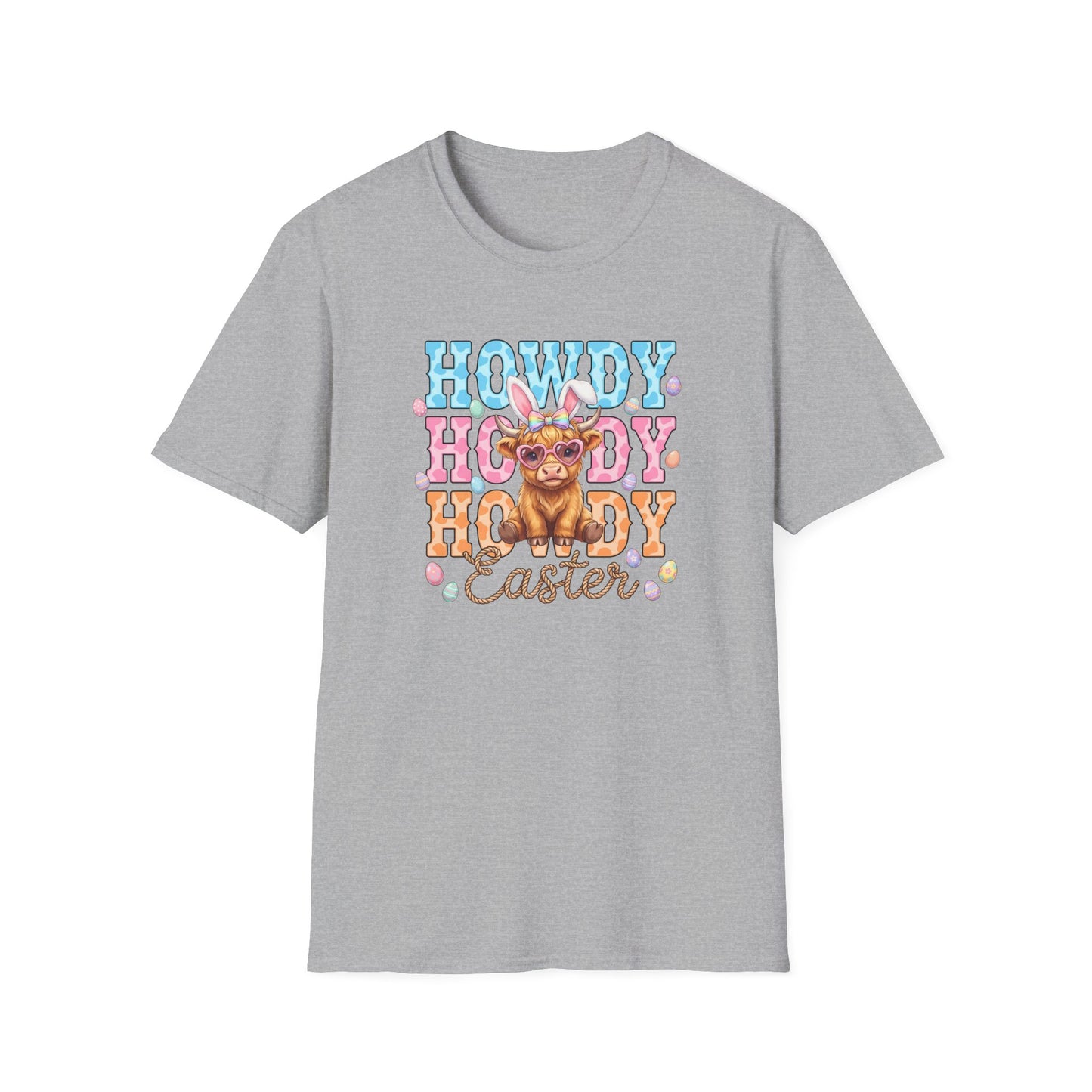 Howdy Easter Tee — Cute Bunny Cowpoke Graphic T-Shirt