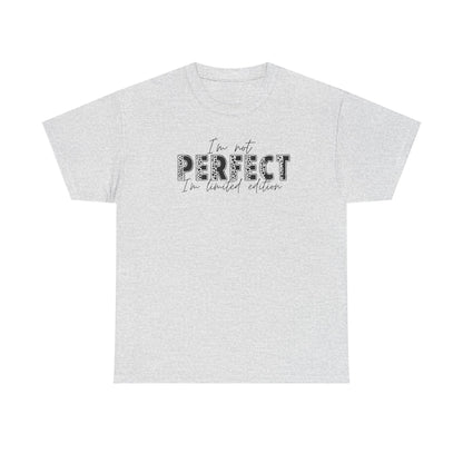 I’m Not Perfect, I’m Limited Edition Leopard Print Tee – Inspirational Graphic T-Shirt