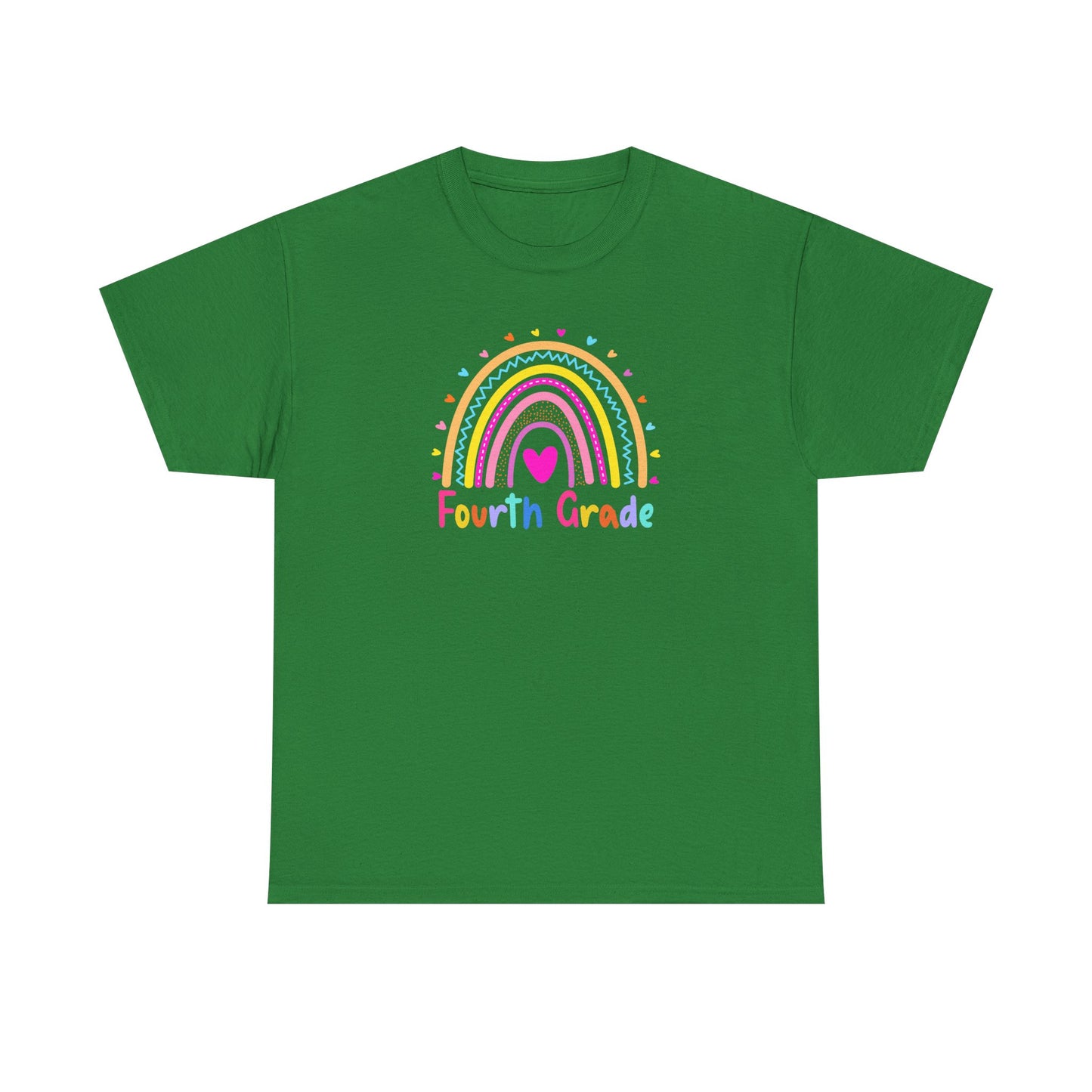 Fourth Grade Rainbow T-Shirt — Perfect for Classroom Fun