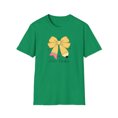 Personalized Pencil Bow Tee
