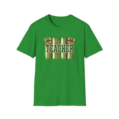 School Spirit Collection - Leopard Stripe T-Shirt