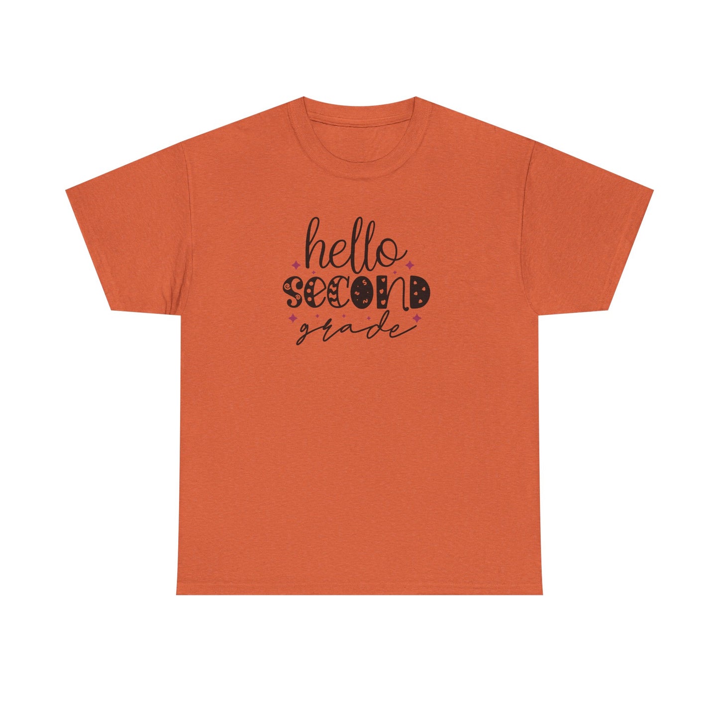 Hello Second Grade - Perfect Grade Level Teacher Team Shirt - Favorite