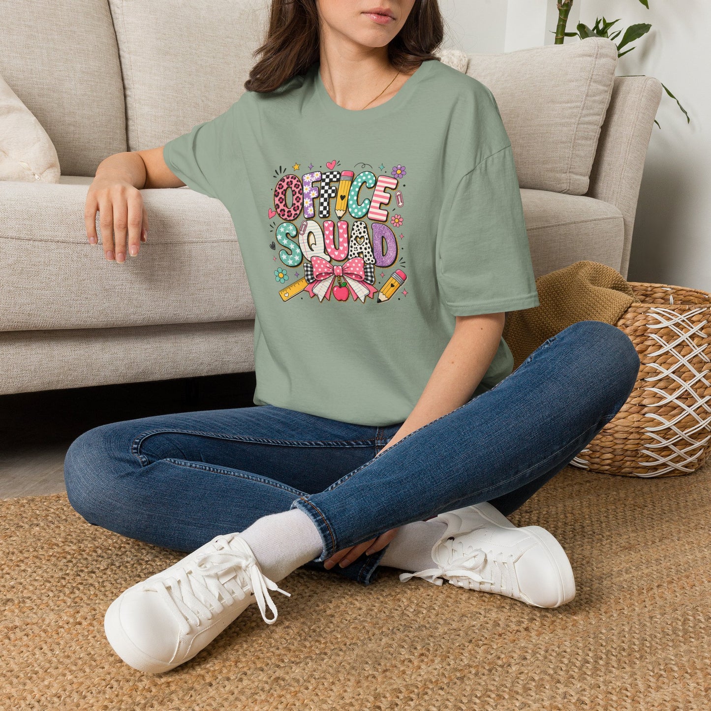 Office Squad T-Shirt — Cute Colorful Back-to-Work Graphic Tee