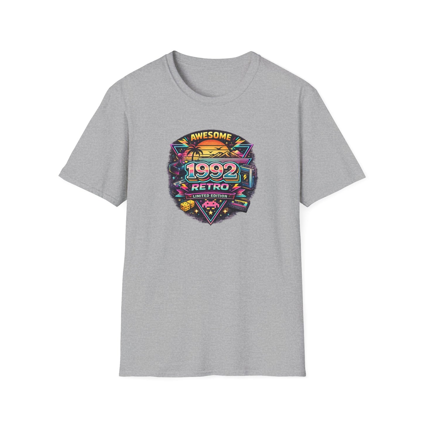 Vintage 1992 Retro Shirt – 90s Nostalgia Graphic Tee | Retro Gamer Aesthetic T-Shirt