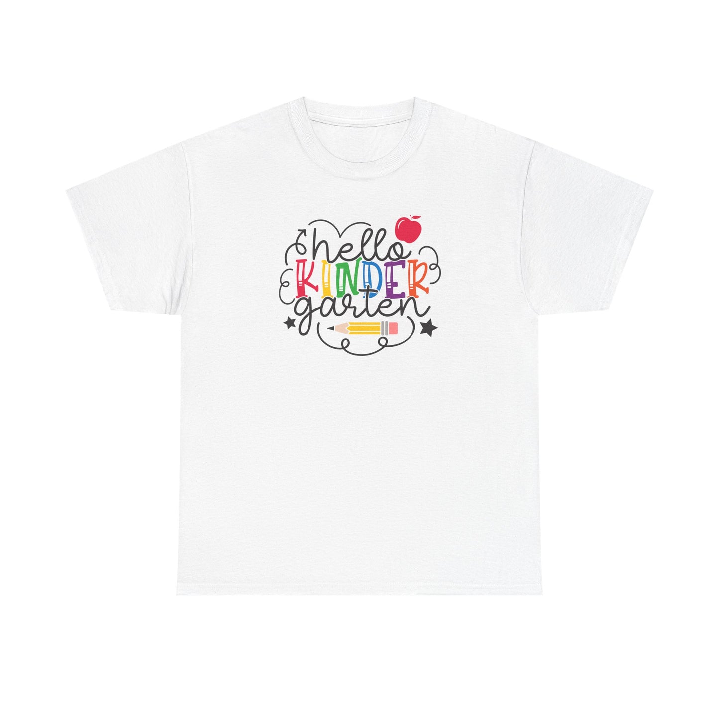 Hello Kinder Shirt - Perfect for the First Day of School