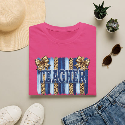 School Spirit Collection - Leopard Stripe T-Shirt