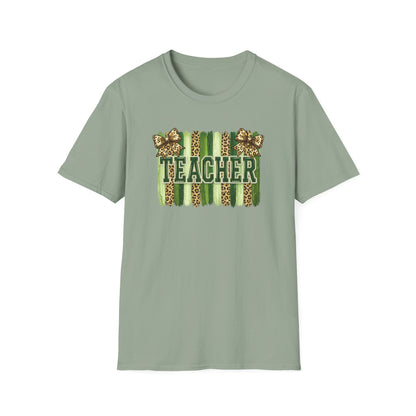 School Spirit Collection - Leopard Stripe T-Shirt