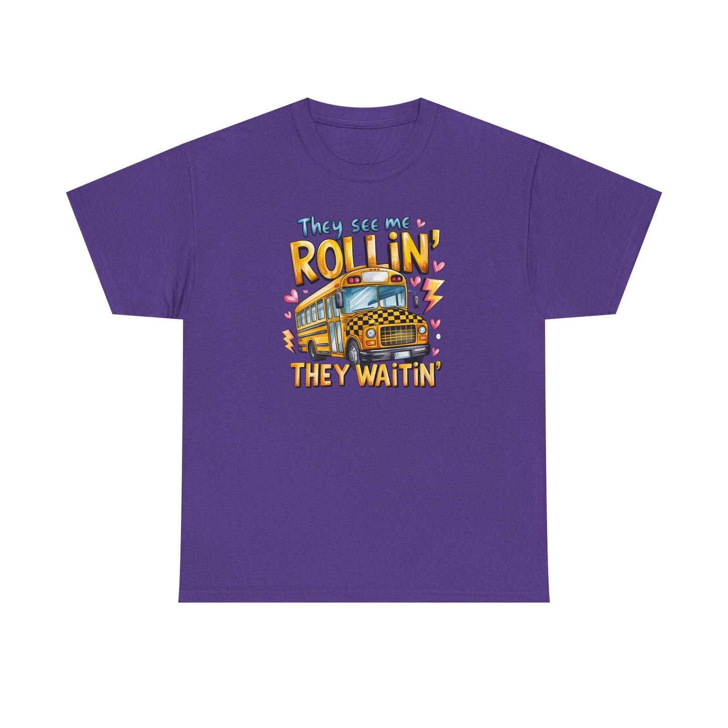 They See Me Rollin’ – Funny Teacher Bus Tee