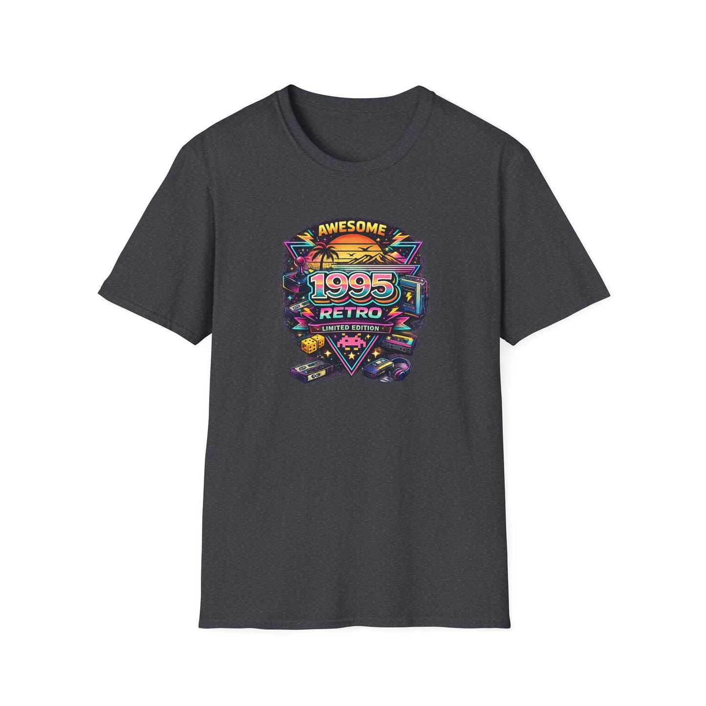 Vintage 1995 Retro Shirt – 90s Nostalgia Graphic Tee | Retro Gamer Aesthetic T-Shirt