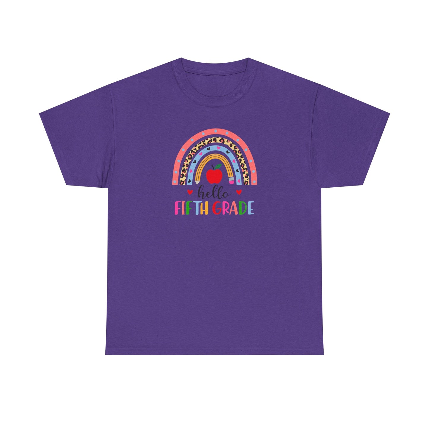 Fifth Grade Rainbow Team T-Shirt - Perfect for Teacher Teams