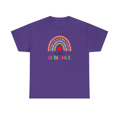 Fifth Grade Rainbow Team T-Shirt - Perfect for Teacher Teams