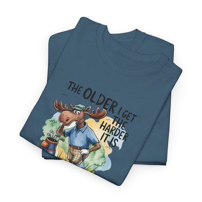 "The Older I Get the Harder It Is to Find My Balls" Funny Golf Shirt — Golf Humor T-Shirt