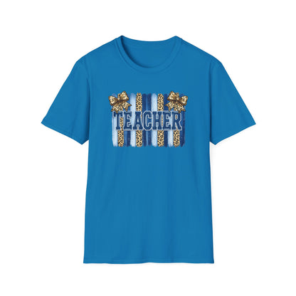 School Spirit Collection - Leopard Stripe T-Shirt