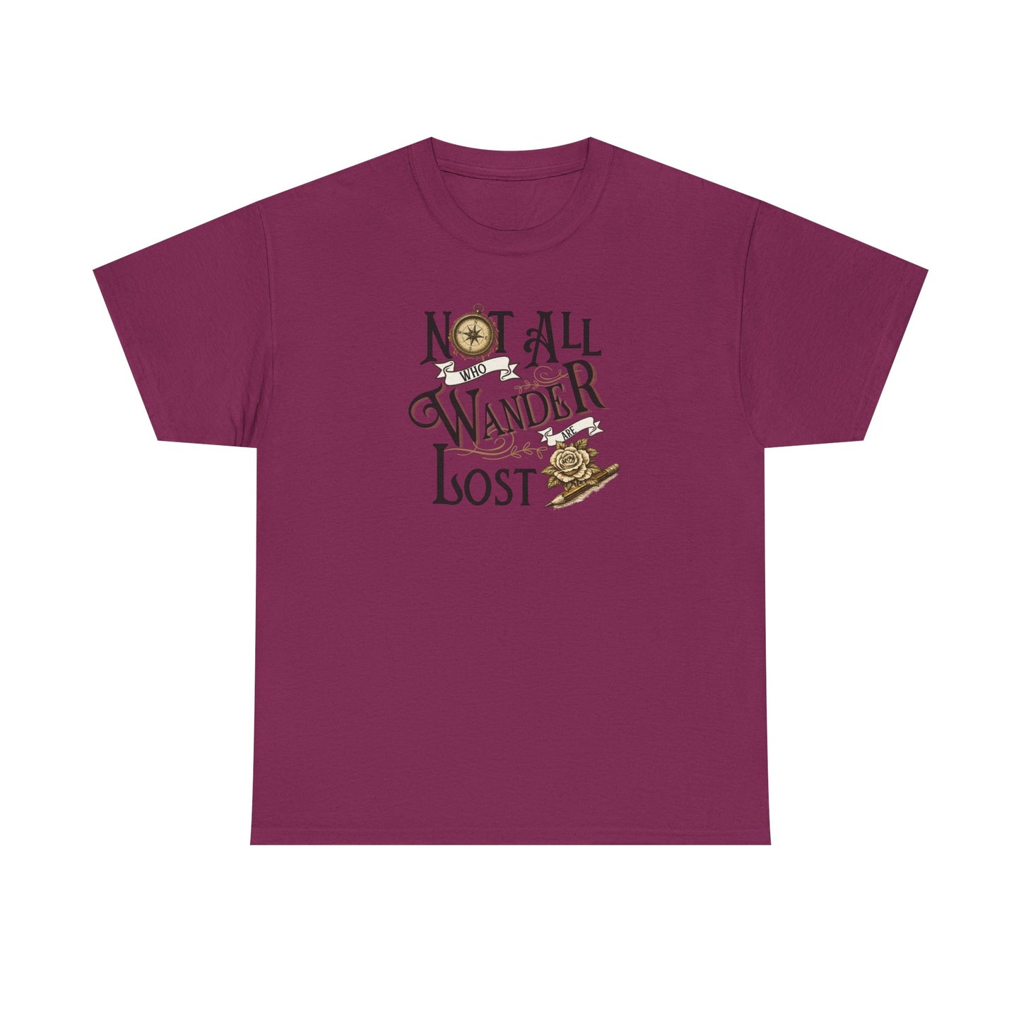 Not All Who Wander Are Lost T‑Shirt – Adventure Travel Graphic Tee
