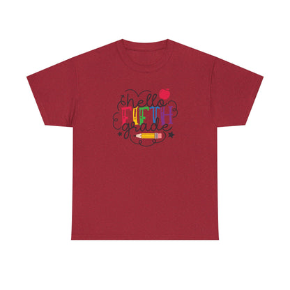 Hello Fifth Grade Shirt -  Playful & Fun 🍎