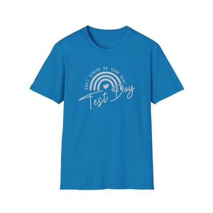 Test Day T-Shirt — 'Test Day' Rainbow Graphic Tee for Students & Teachers