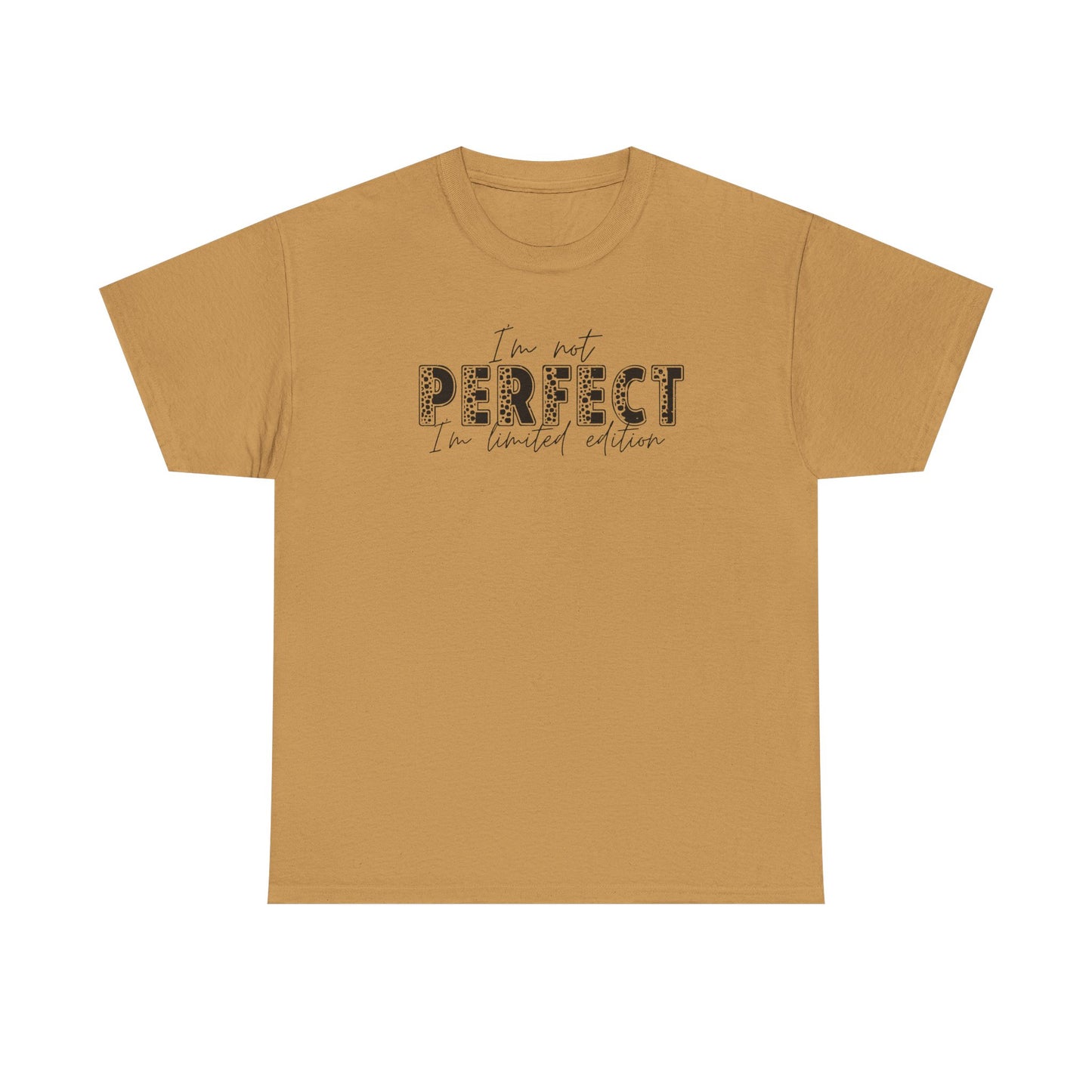 I’m Not Perfect, I’m Limited Edition Leopard Print Tee – Inspirational Graphic T-Shirt