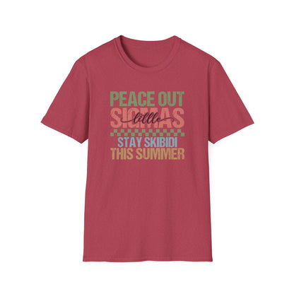 Peace Out Teacher Shirt – Funny Last Day of School Tee
